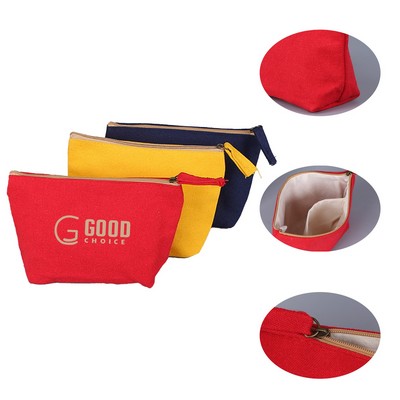 Canvas Coin Purse w/ Compartment