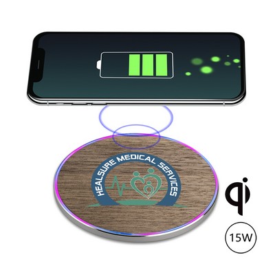 Bamboo 15W Qi Wireless Charger