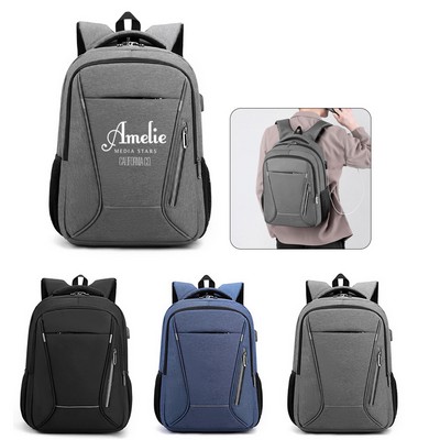 Anti Theft Laptop Backpack with Usb Charging Port