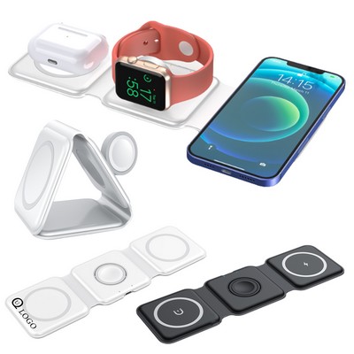 Folding 3" 1 Wireless Charger