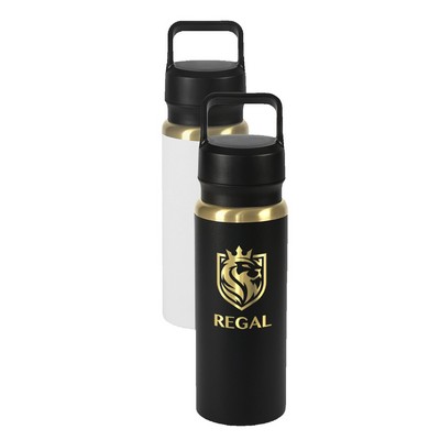 28oz Urban Peak Dual Top Gold Water Bottle