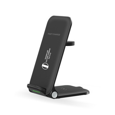 15W Wireless Charger Stand, Foldable Charging Station