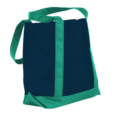 USA & Union Made Reinforced 600 Denier Polyester Boat Tote (18"x13")