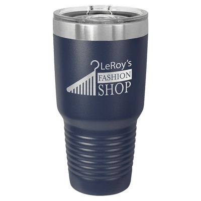 Polar Camel 30 oz. Navy Blue Insulated Ringneck Tumbler with Slider Lid