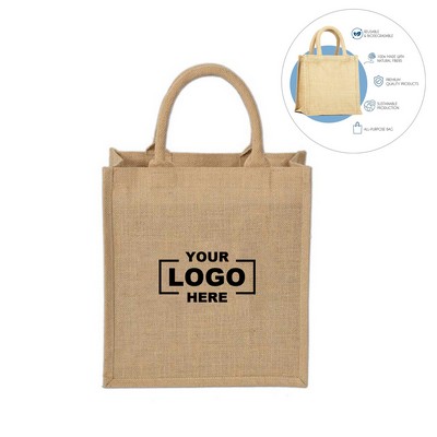 Laminated Eco-Friendly Jute Shopping Tote