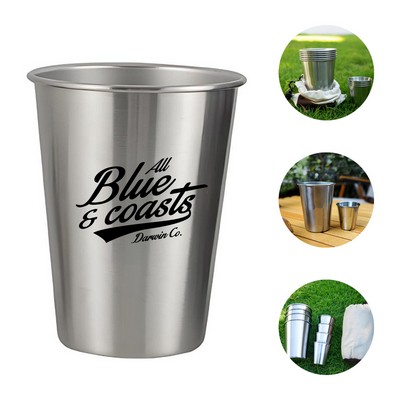 17oz Stainless Steel Camping Cup Set