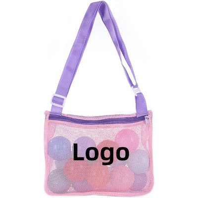 Mesh Beach Toy Tote & Shell Sifter Bag