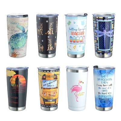 20 Oz. Stainless Steel Tumbler with Lid