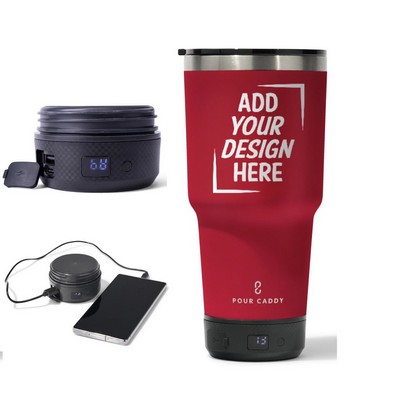Pour Caddy Go Caddy 28 Oz. Powerbank Tumbler