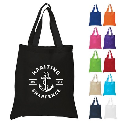 5.5 oz. Economy Cotton Canvas Tote Bag