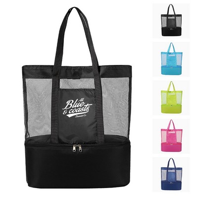 Mesh Beach Wet and Dry Tote Bag
