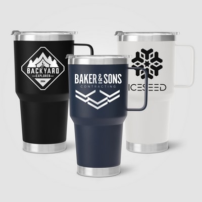Anchorage Pro - 30 oz. Double-Wall Recycled Stainless Steel Tumbler - Silkscreen
