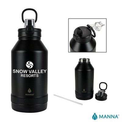 Manna Push 64 oz. Double Wall Stainless Steel Jug