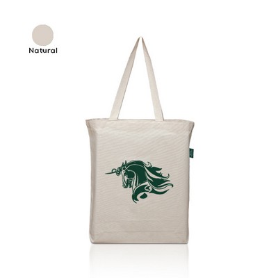 ORGANIC Medium Cotton Tote Bag with Bottom Gusset