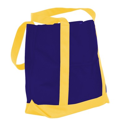 USA & Union Made Reinforced 600 Denier Polyester Boat Tote (17"x11")