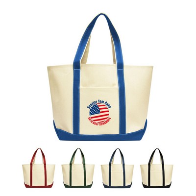 Heavy Duty Durable Cotton Canvas Tote Bag