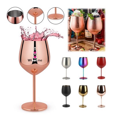 17oz Stainless Steel Wine Goblet